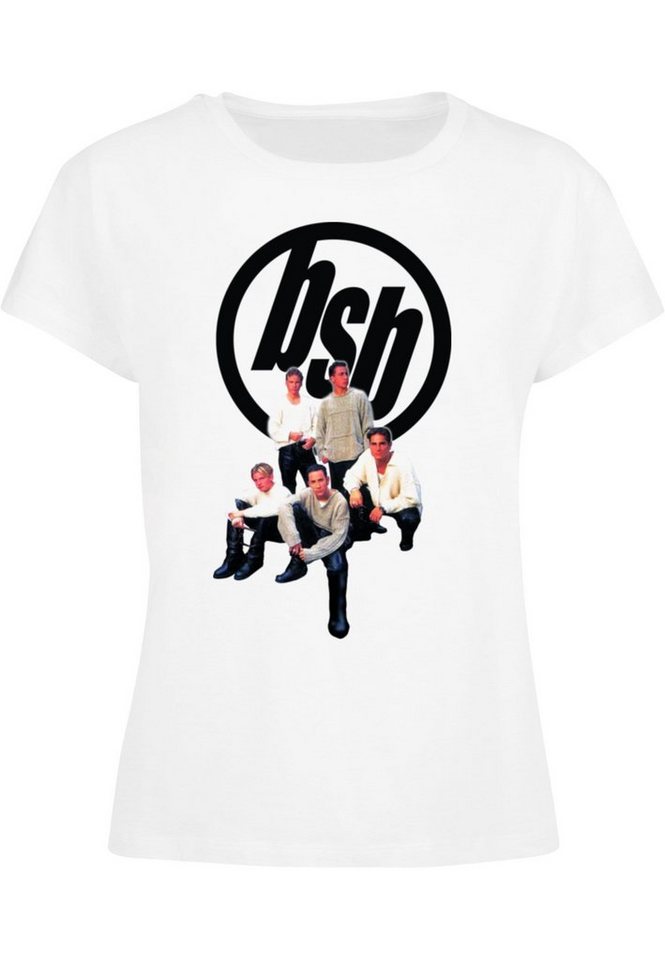 Merchcode T-Shirt Merchcode Damen Ladies Backstreet Boys - Vintage Logo Box Tee (1-tlg)