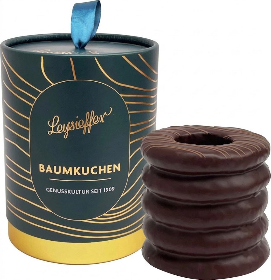 Leysieffer Kuchen Baumkuchen Filliert Vollmilch, Zartbitter, Geschenkbox, 250 g, 1 x