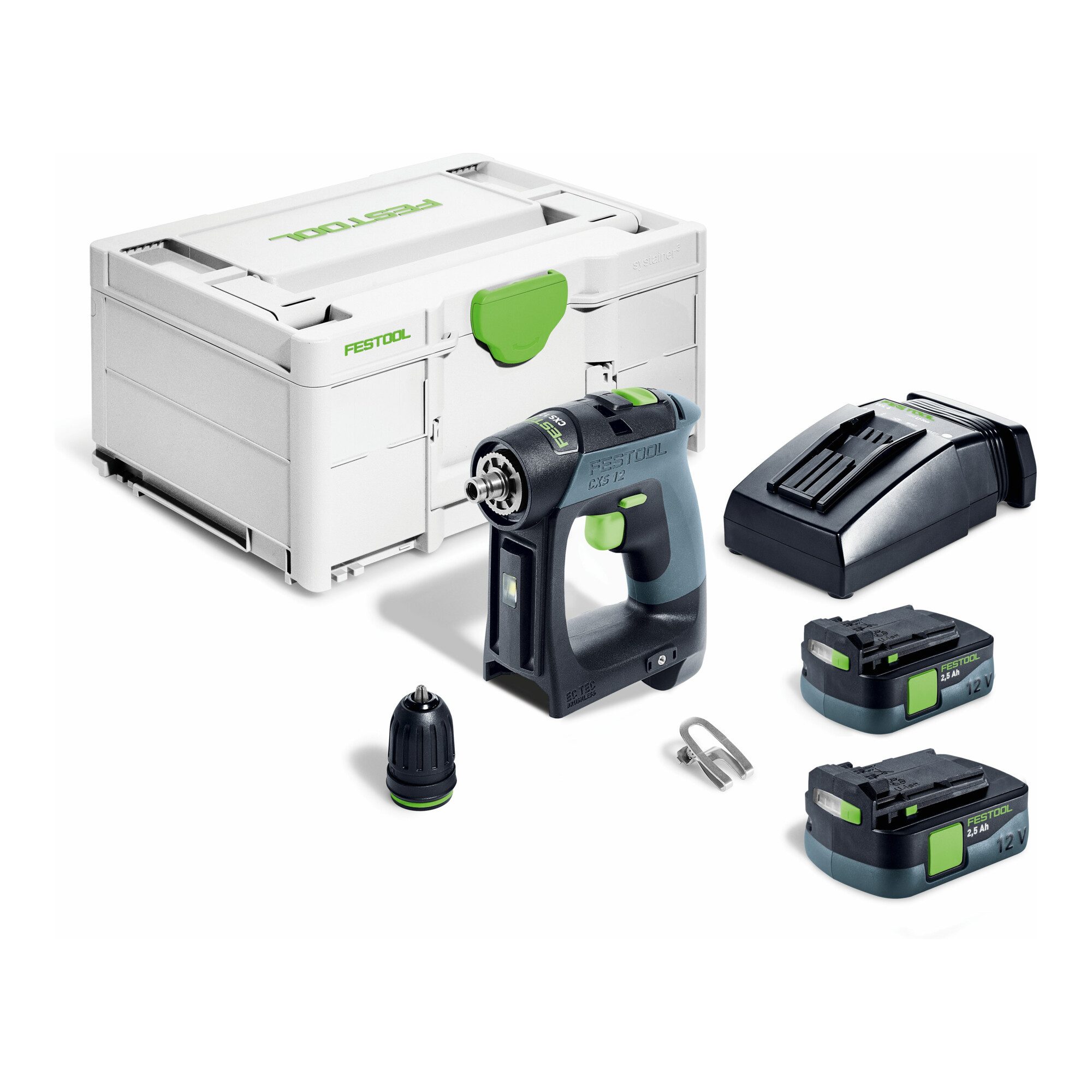 FESTOOL Bohrschrauber Festool Akku-Bohrschrauber CXS 12 2,5-Plus
