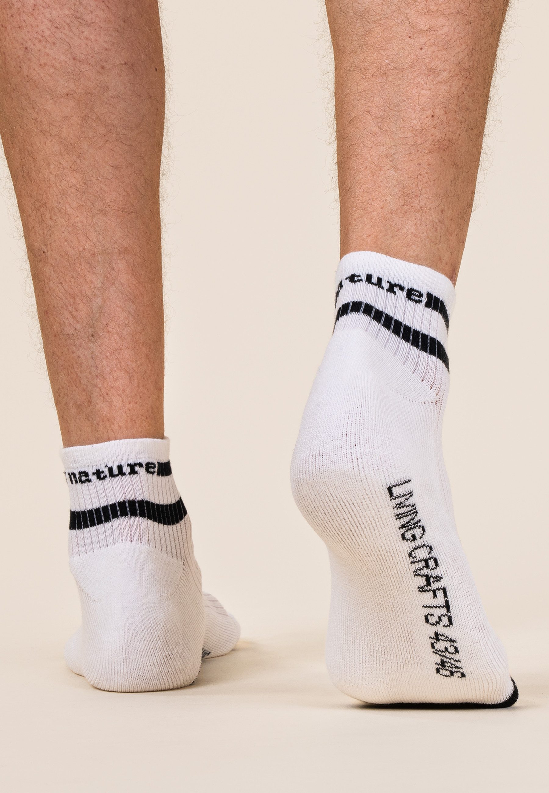 LIVING CRAFTS Sneakersocken ORELL, 2er Pack GOTS zertifiziert