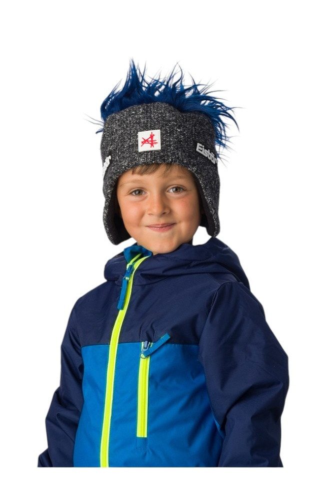 Eisbär Ohrenmütze Wintermütze (Ohrenmütze) Penny SA Kinder - graphitgrau/blau - 1 Stück