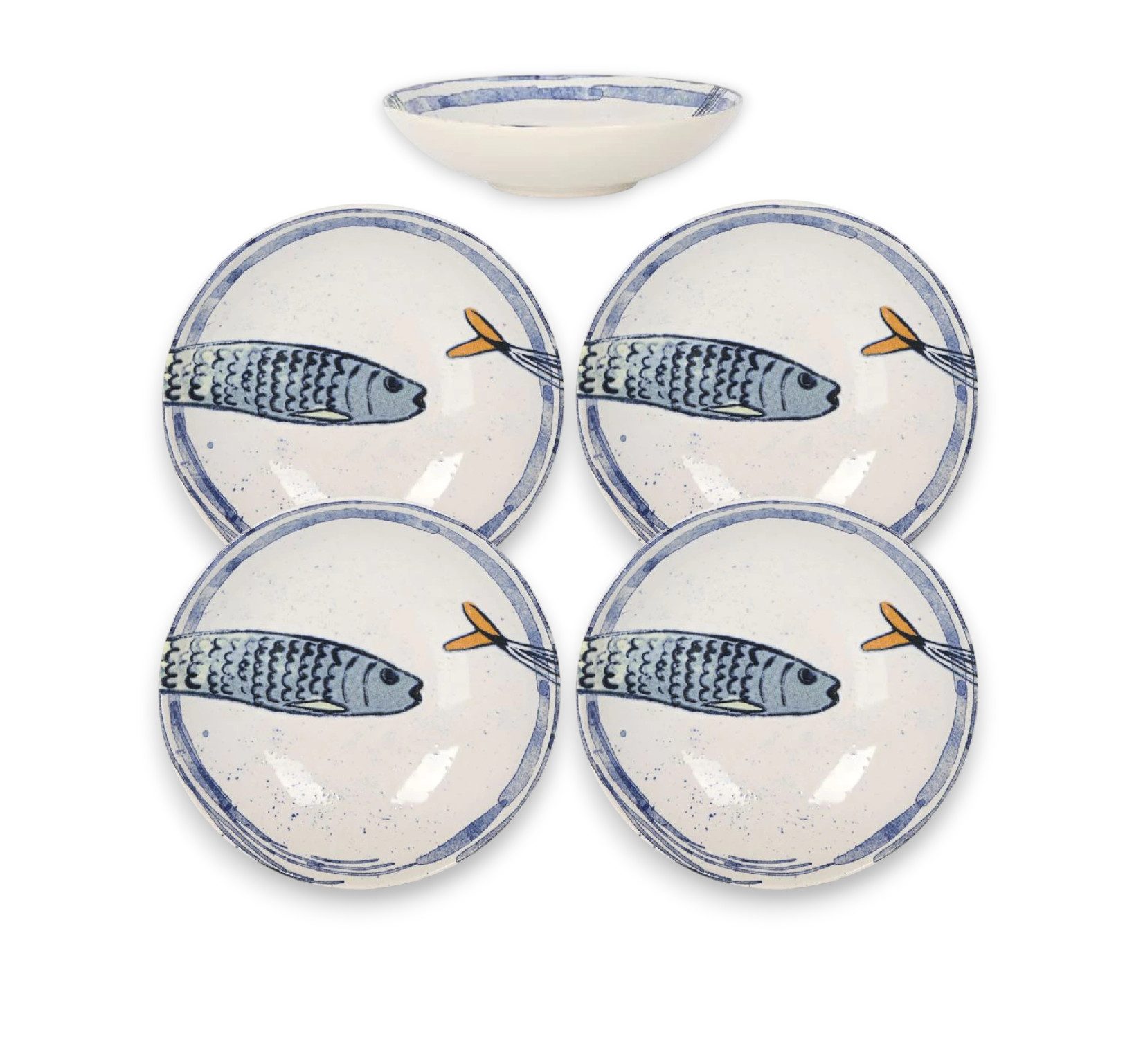 WestCraft Speiseteller Teller, 4er Set Suppenteller (21 cm)/weiß, Gr. rund