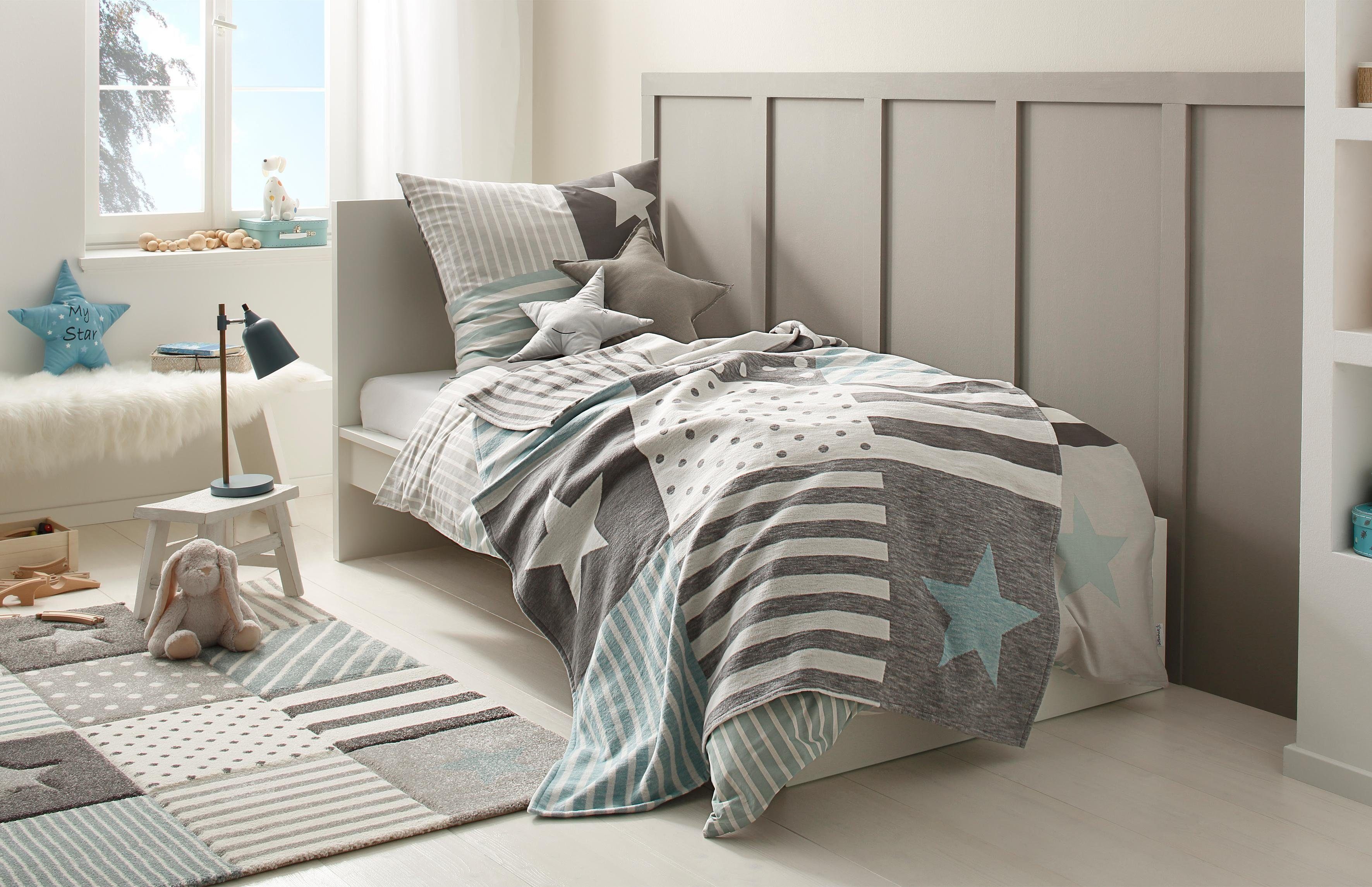 Kinderdecke Stern, OTTO home, aus Bio-Baumwolle, Kuscheldecke