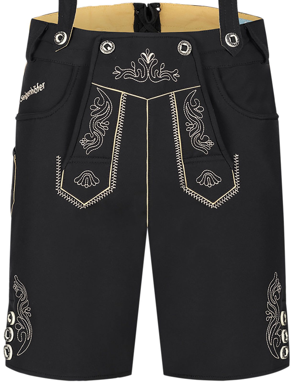 Steigenhöfer Manufaktur Trachtenhose Lukas Softshellhose mit Trägern – Lederhose Herren Stil Tracht Atmungsaktiv - Schnell trocknend - Wasser- und windabweisend