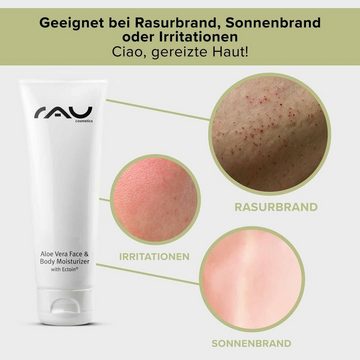 RAU Cosmetics Tagescreme Aloe Vera Face & Body Moisturizer mit Ectoin - für trockene Haut