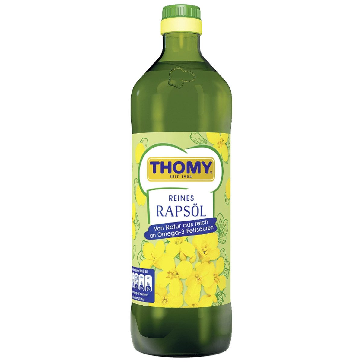 THOMY Speiseöl, Thomy Reines Rapsöl natürlich reich an Omega 3 Fettsäuren 750ml