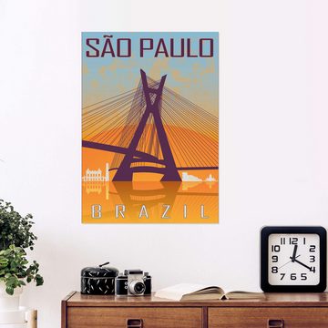 Posterlounge Wandfolie Editors Choice, Sao Paulo, Grafikdesign