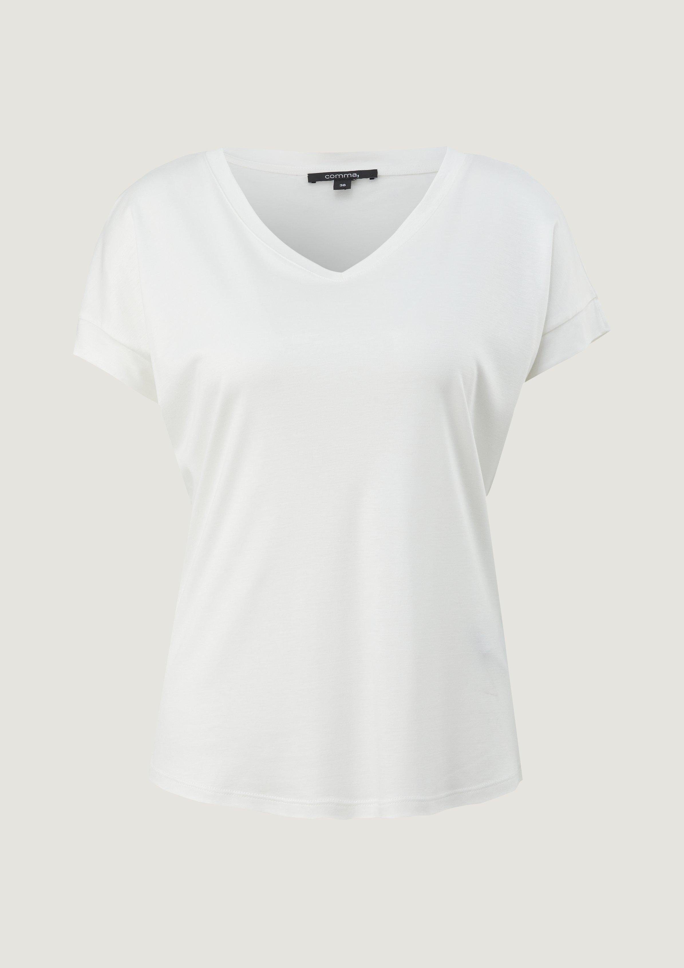 Protect Shirttop V-Ausschnitt GmbH mit ^Derma white + Innovation off Comma T-Shirt