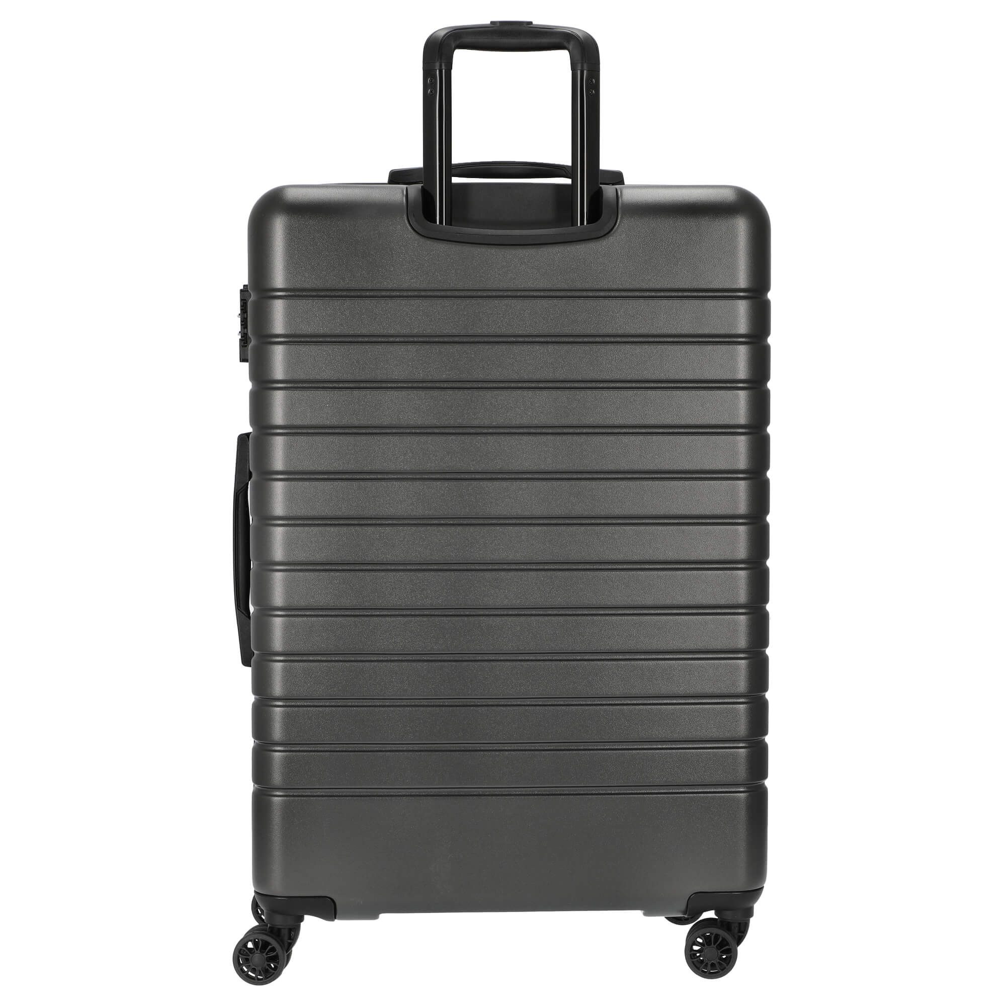 SOMKO Kofferset Line - 4-Rollen-Trolley Set 3tlg. (anthrazit), 4 Rollen