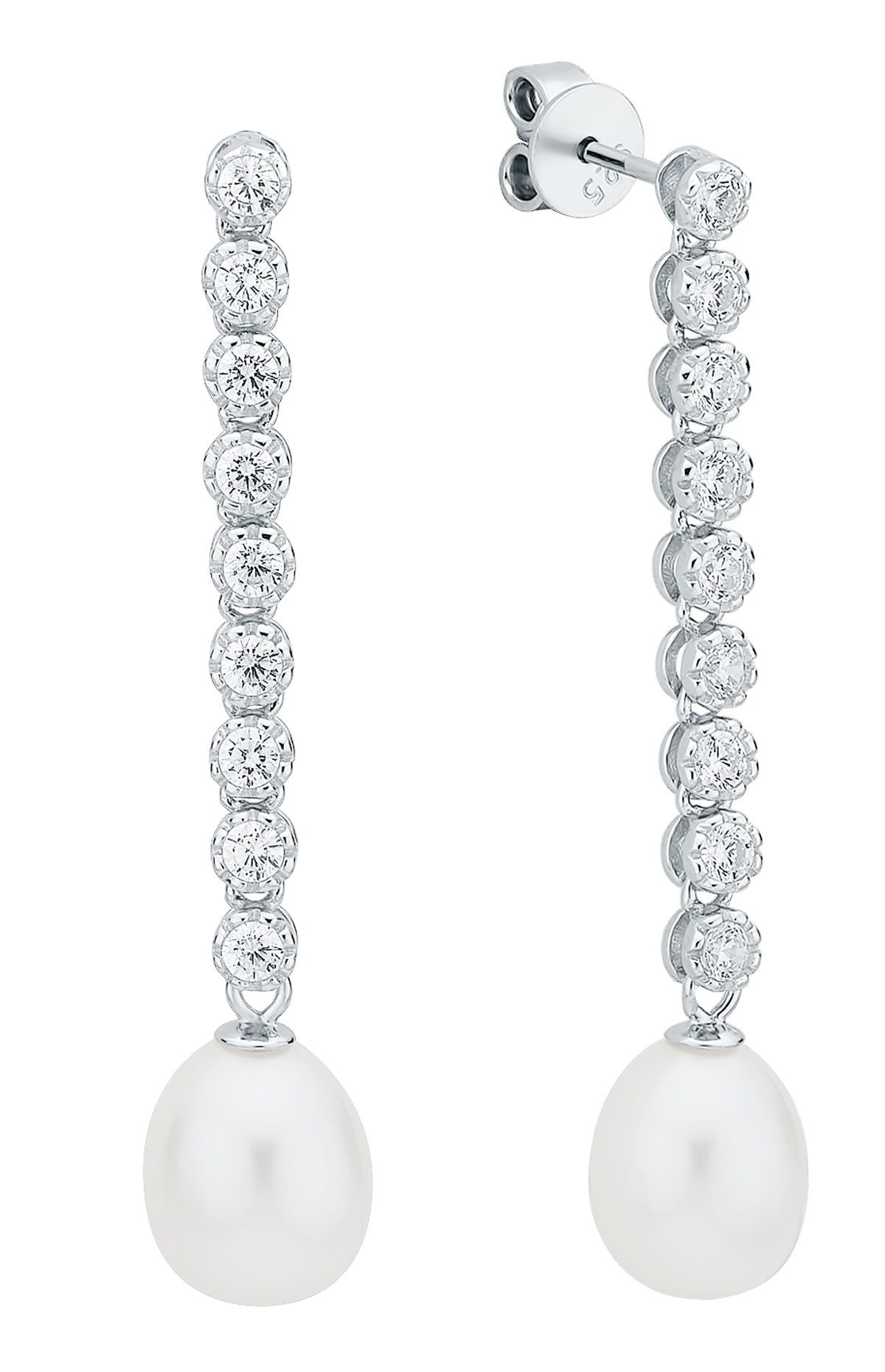 Gaura Pearls Paar Ohrstecker Elegant weiß günstig online kaufen