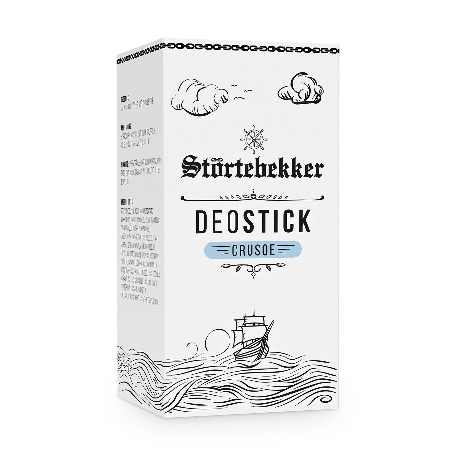 Störtebekker Deo-Stift für langanhaltende Frische, zuverlässiger Schutz, verleiht angenehme Frische