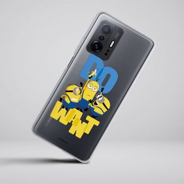 DeinDesign Handyhülle Minions Banane Film Minions Do Want, Xiaomi 11T Pro 5G Silikon Hülle Bumper Case Handy Schutzhülle