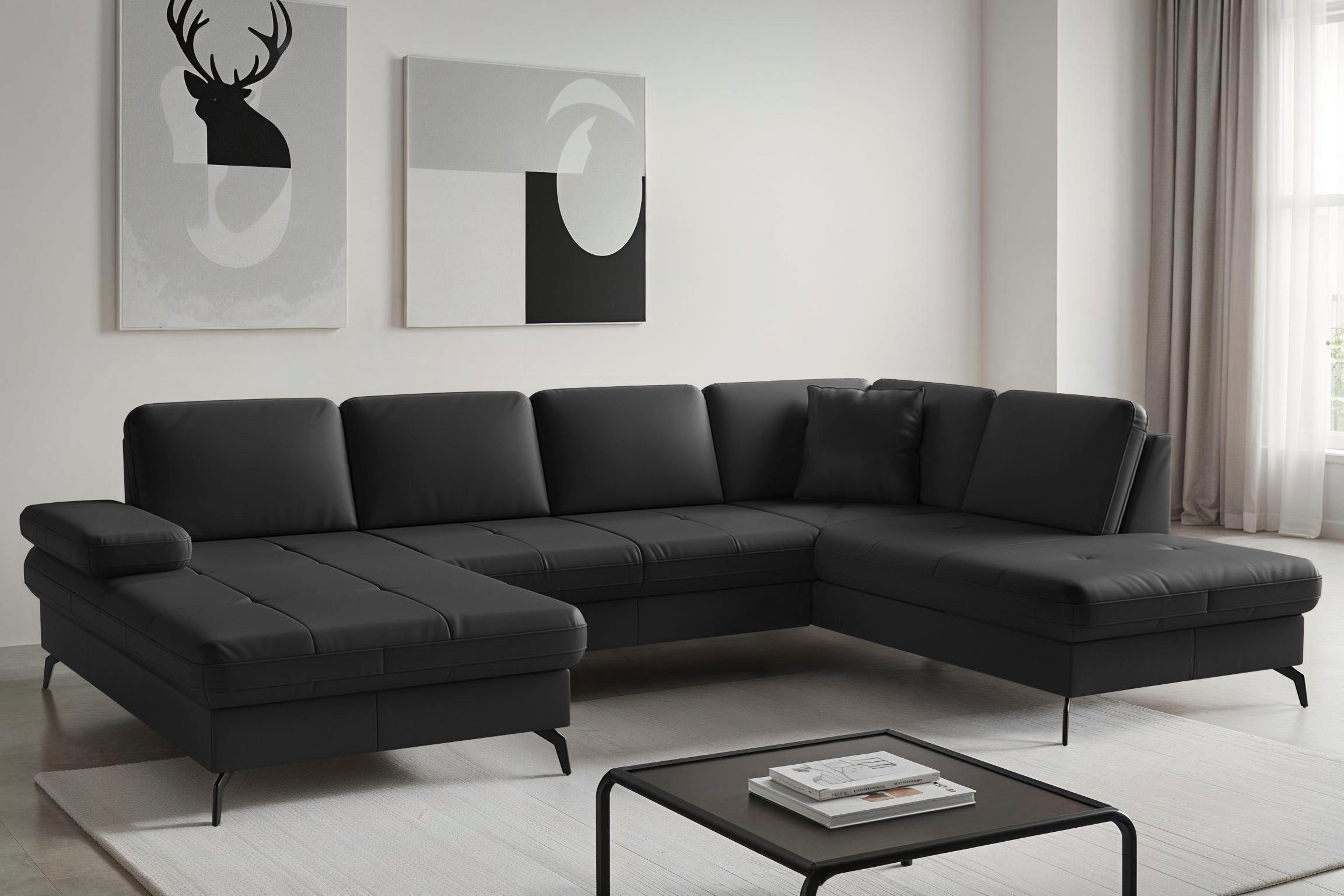sit&more Wohnlandschaft Morris Jubi, Breite 300 cm, mit Armteilfunktion, optional mit Bettfunktion