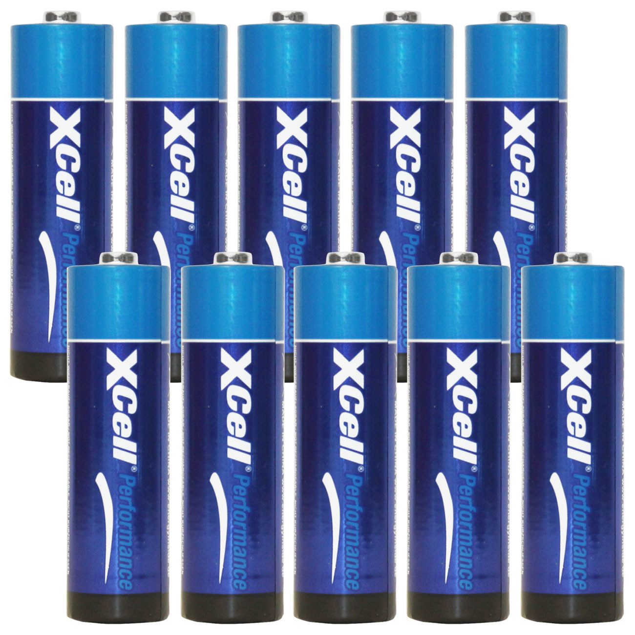 XCell Premium AA Alkaline Batterien 1,5V, LR06 Mignon Vorratspack Batterie, (1,5 Volt V, 10 St), AA Batterien 1,5V Mignon LR06, Alkaline, auslaufsicher, Vorratspack