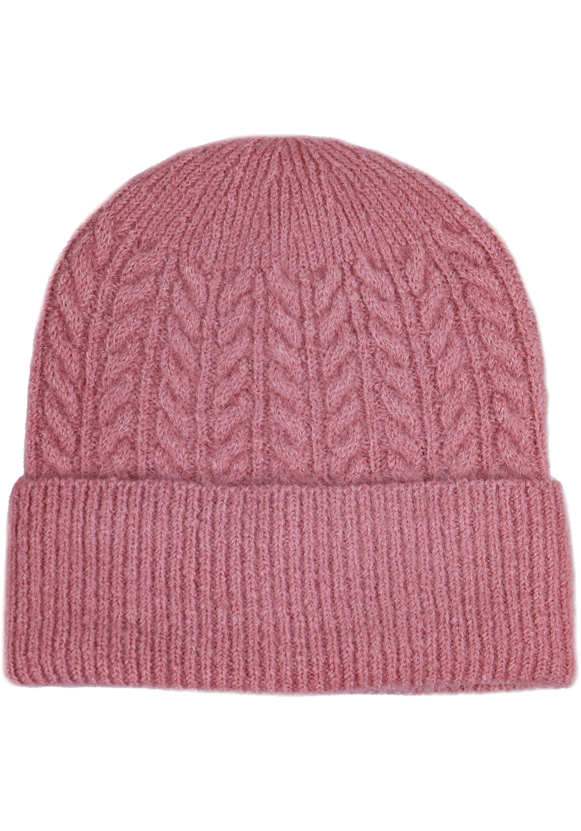 Capelli New York Beanie Feinstrick, Zopfmuster, Einheitsgröße