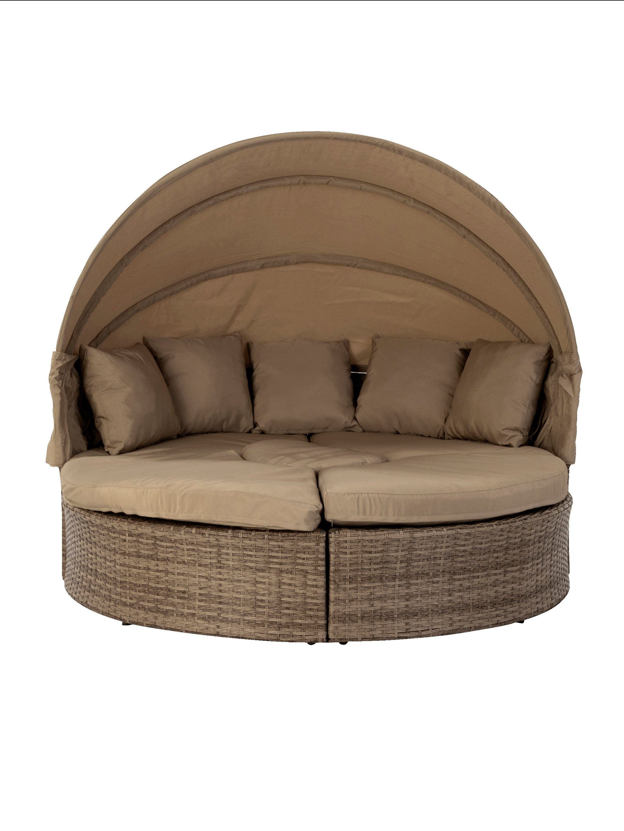 Wohnando Garten-Essgruppe Garten-Sonneninsel "Sol", Gartenlounge-Set 172x17 günstig online kaufen