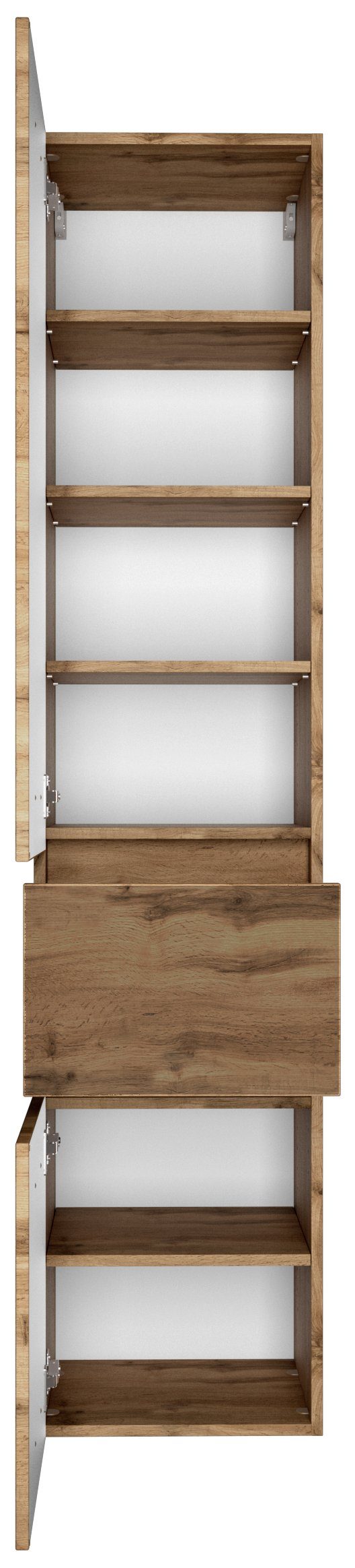 HELD MÖBEL Hochschrank Seitenschrank Baabe 40 cm Wotaneiche/Wotaneiche