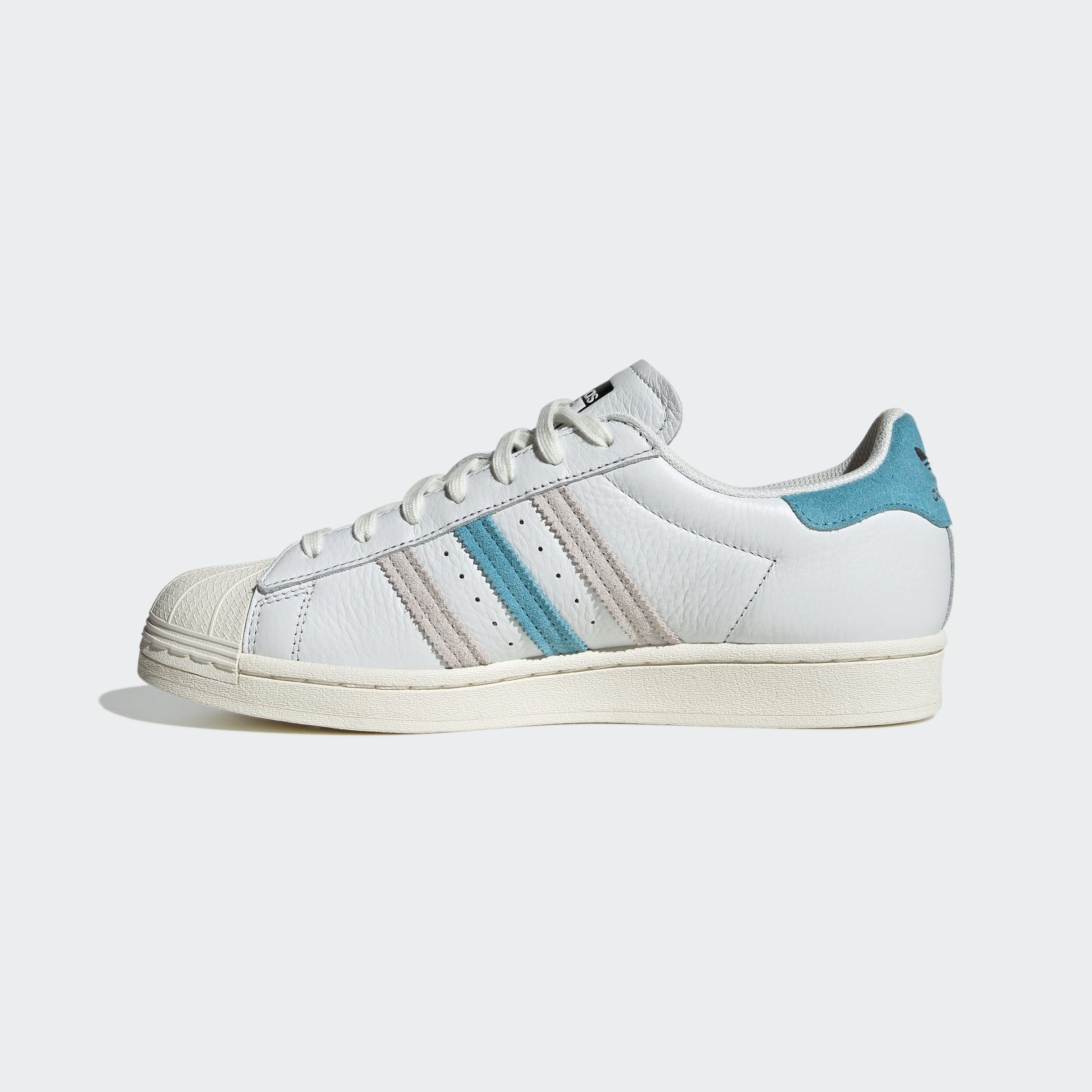 adidas Originals Grey / Sneaker SUPERSTAR One Cream Blue Preloved / White