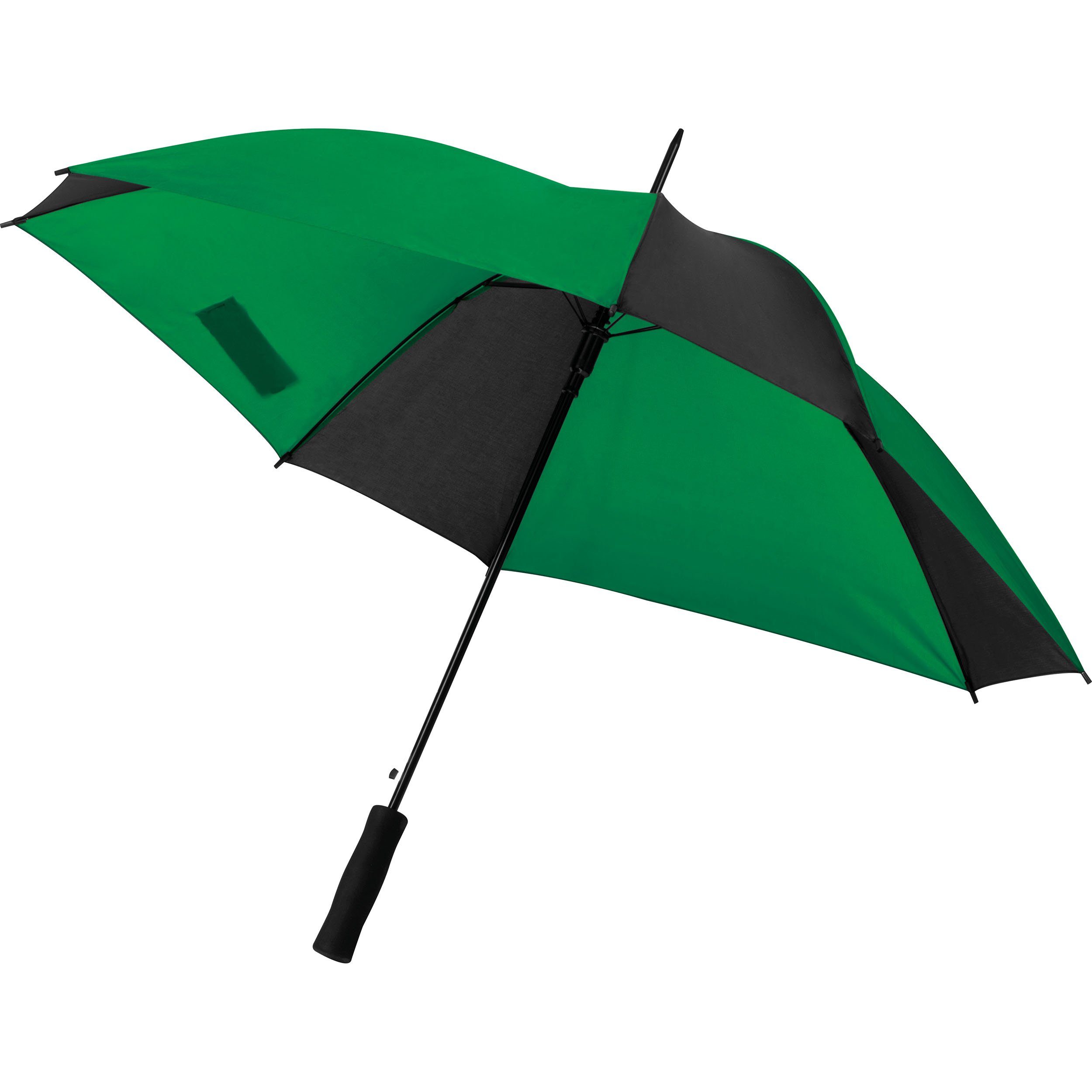 Stockregenschirm Automatik-Regenschirm / Farbe: grün-schwarz