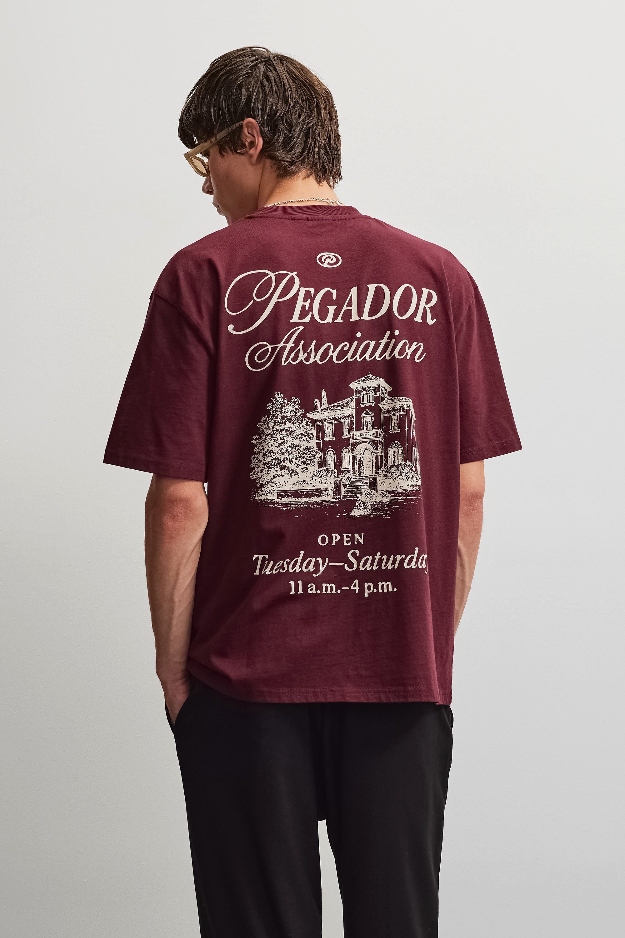 PEGADOR T-Shirt Carloforte Oversized Tee Baumwolle, oversize – Bild 3 von 5