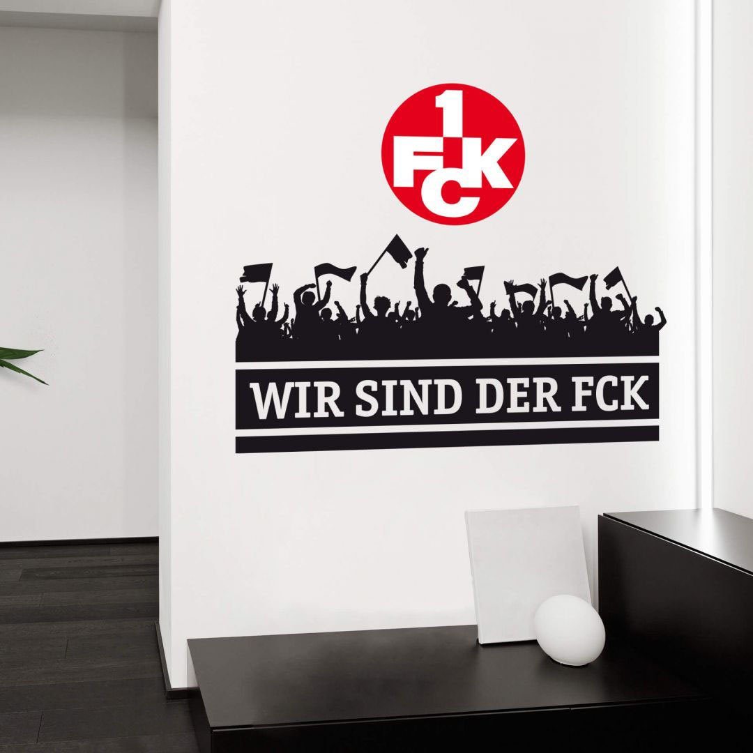Wall-Art Logo (1 der sind FCK mit Wir St) Wandtattoo