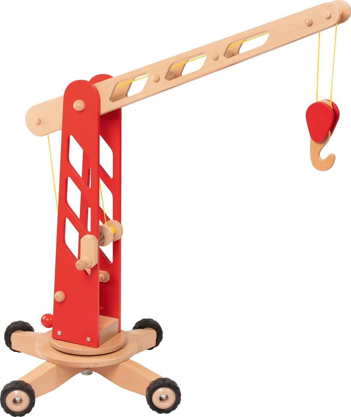 goki Игрушки-Kran Kran, aus Massivholz