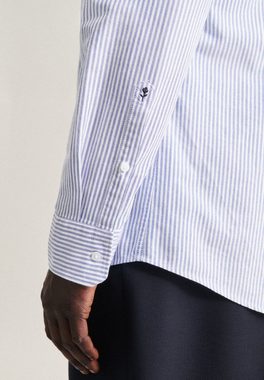 seidensticker Businesshemd Regular Regular Langarm Button-Down-Kragen Streifen