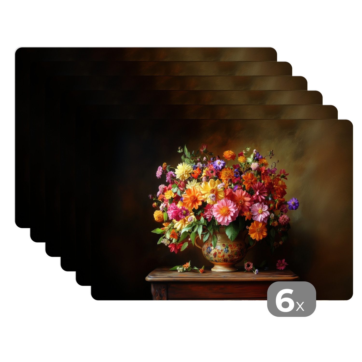 MuchoWow Platzset Farben - Blumenstrauß - günstig online kaufen