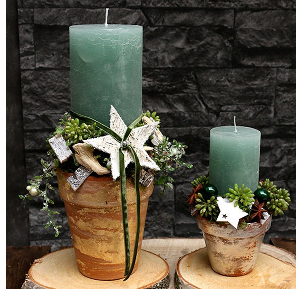 Thumbnail - Mabella Decorbänder Dekoband Dekobänder Samt Dunkelgrün 10mm x 20m Geschenkband Hochzeit