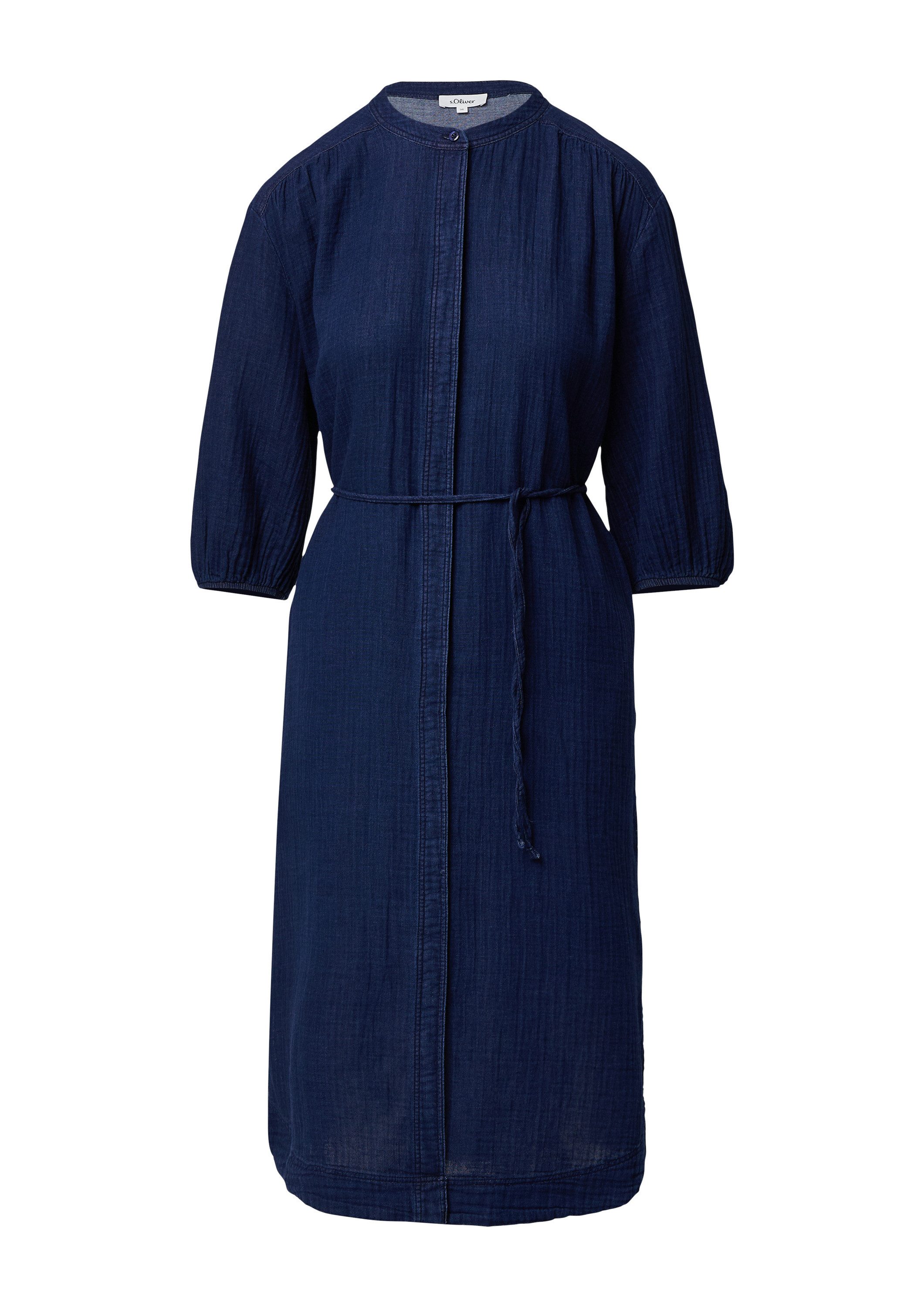s.Oliver Midikleid Kleid Indigo dyed Midikleid günstig online kaufen