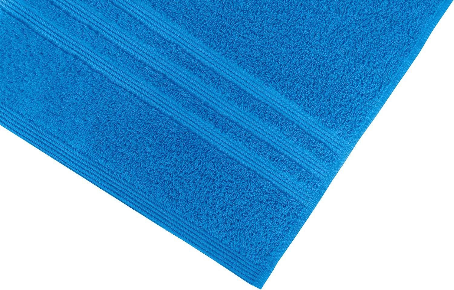 Lashuma Blaue Blau Capri flauschig Badezimmer Frottee, Handtuch 50x100 London, (2-tlg), Set Handtücher cm