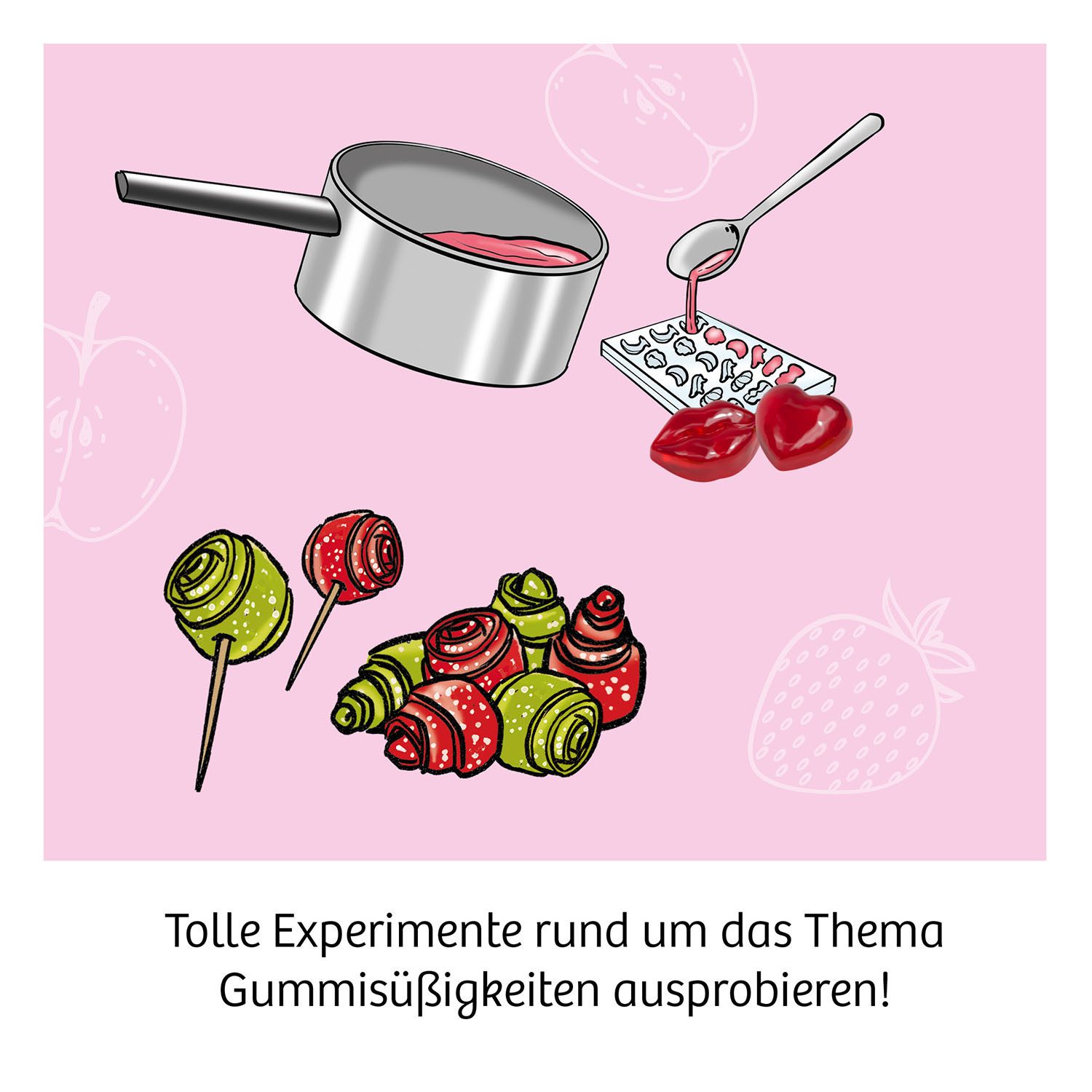 Kosmos Experimentierkasten Fun Science Fruchtgummi Labor Love & Hearts, Made in Germany