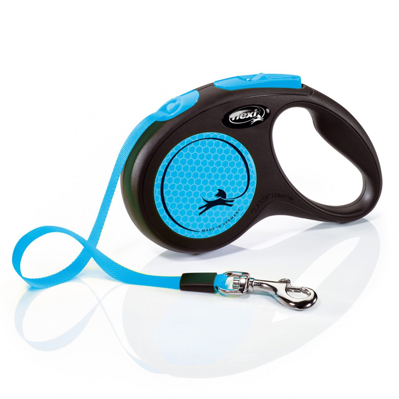 Hundeleinen-Führungsstange Nobby Flexi Hundeleine New Neon S neon-blau 5 m