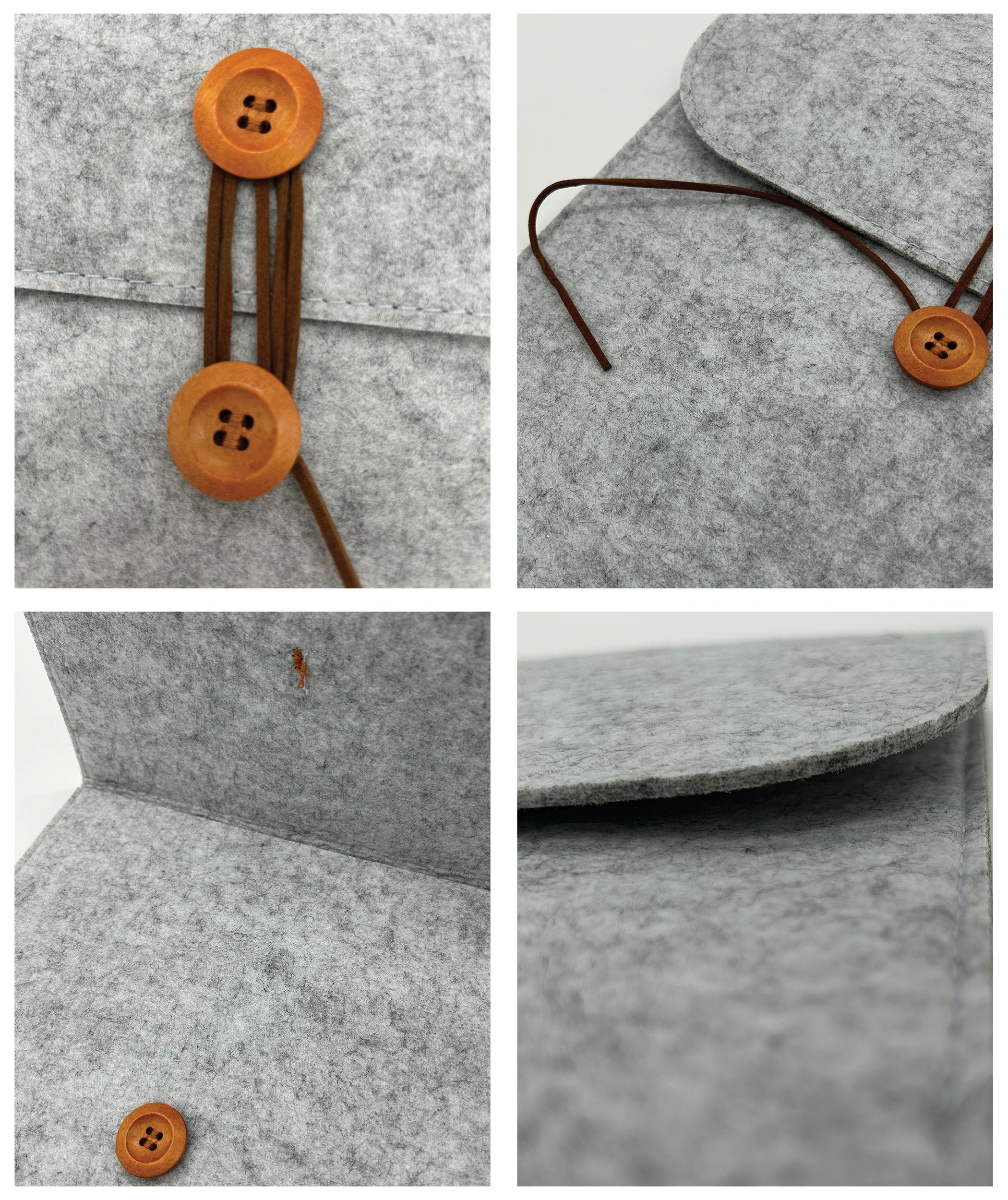 Oxcid Businesstasche Laptoptasche für Notebook Macbook Laptop Tasche Ipad, Filz