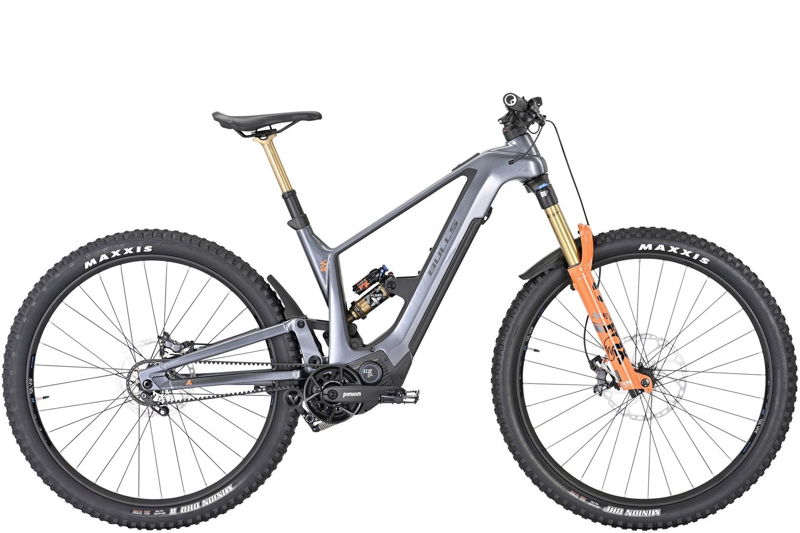 Bulls E-Bike Bulls Vuca EVO AM2 29'' 1055 Wh grau 2025, 12 Gang GATES Snubber, Getriebeschaltung, Pinion MGU E1.12, 1055 Wh