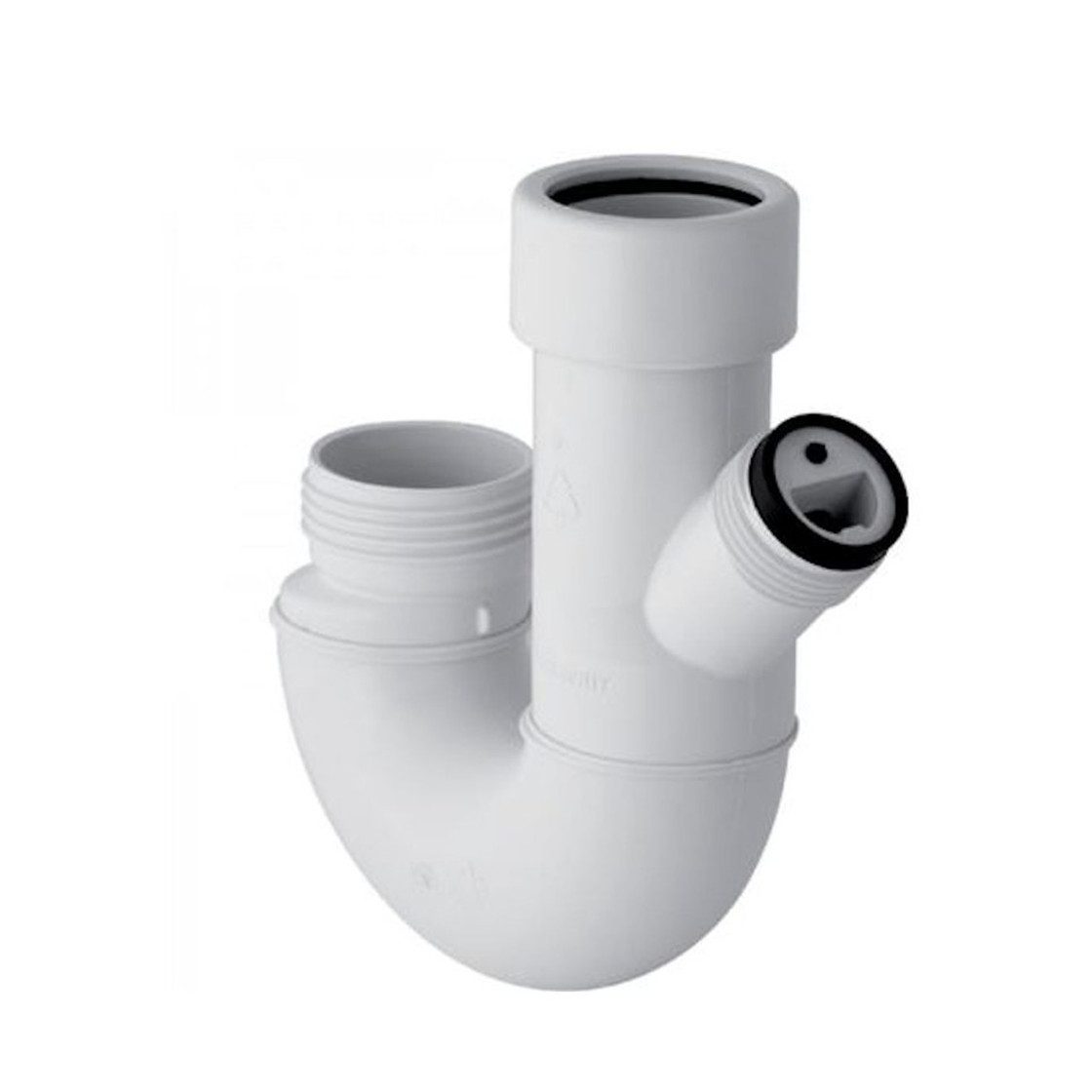 Siphon Geberit Doppelkammersiphon 40mm Kunststoff, weiß 252053111