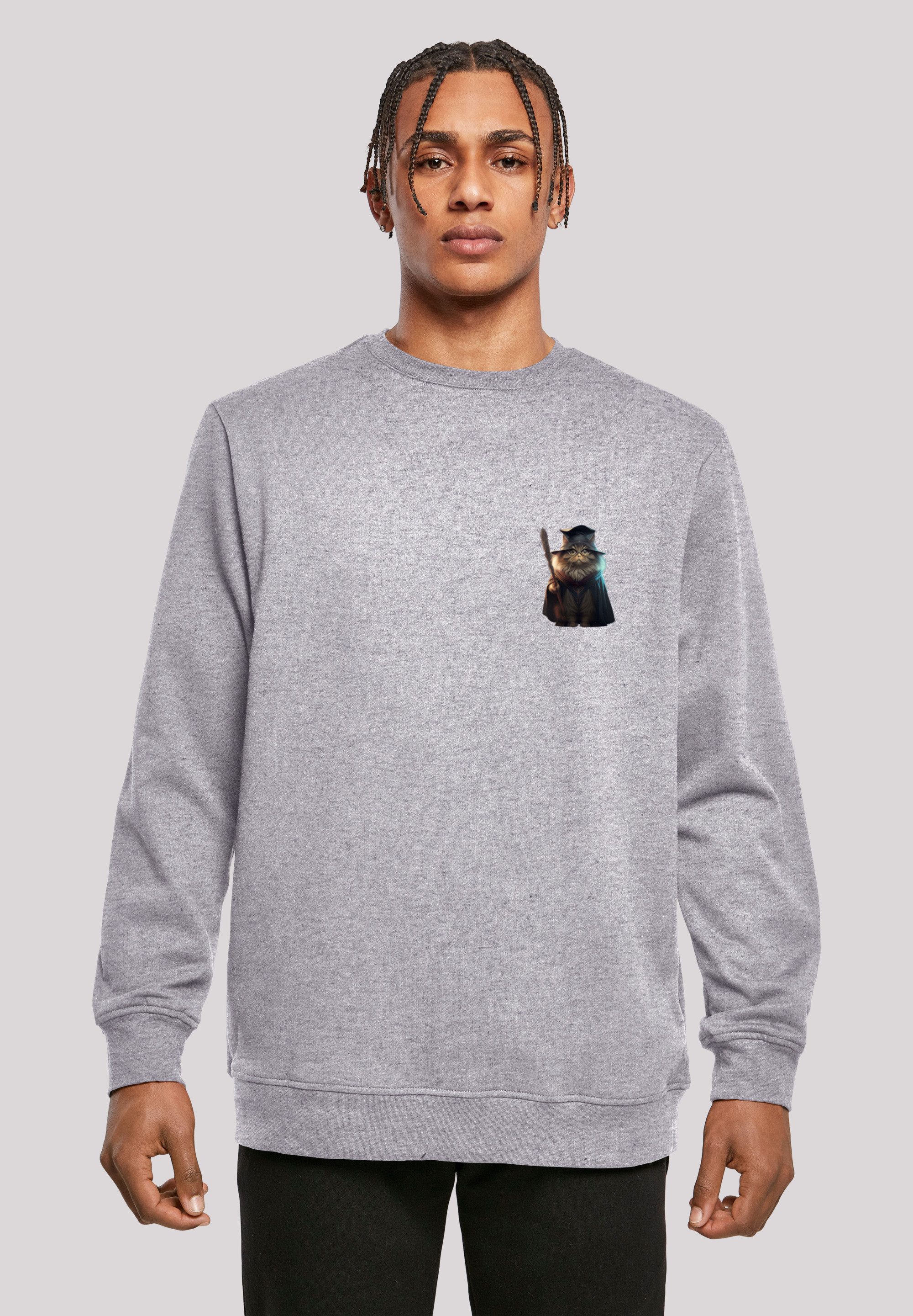 F4NT4STIC Kapuzenpullover "Wizard Cat CREW", Print günstig online kaufen