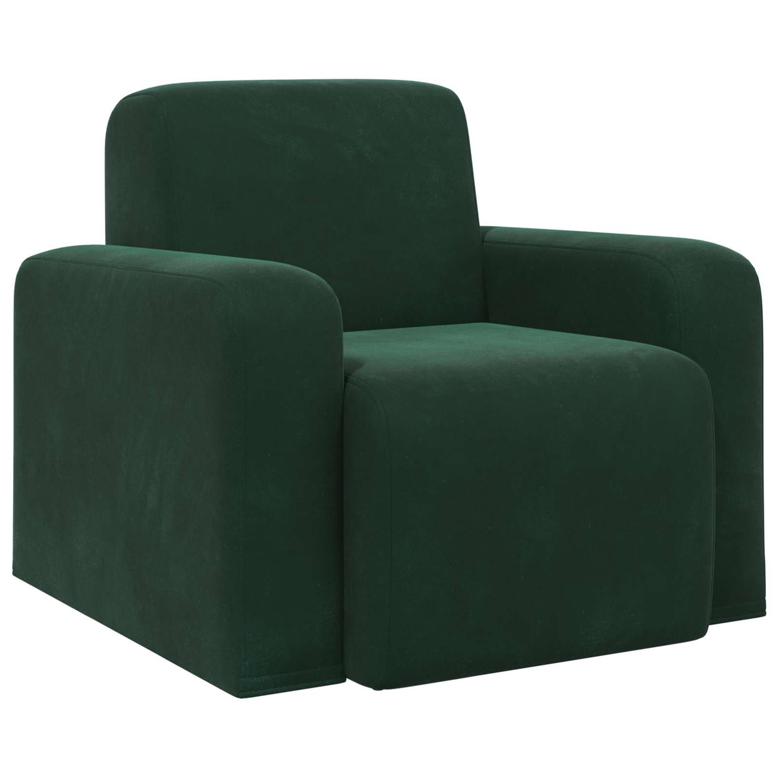 vidaXL Sessel Sessel Dunkelgrün Samt (1-St)