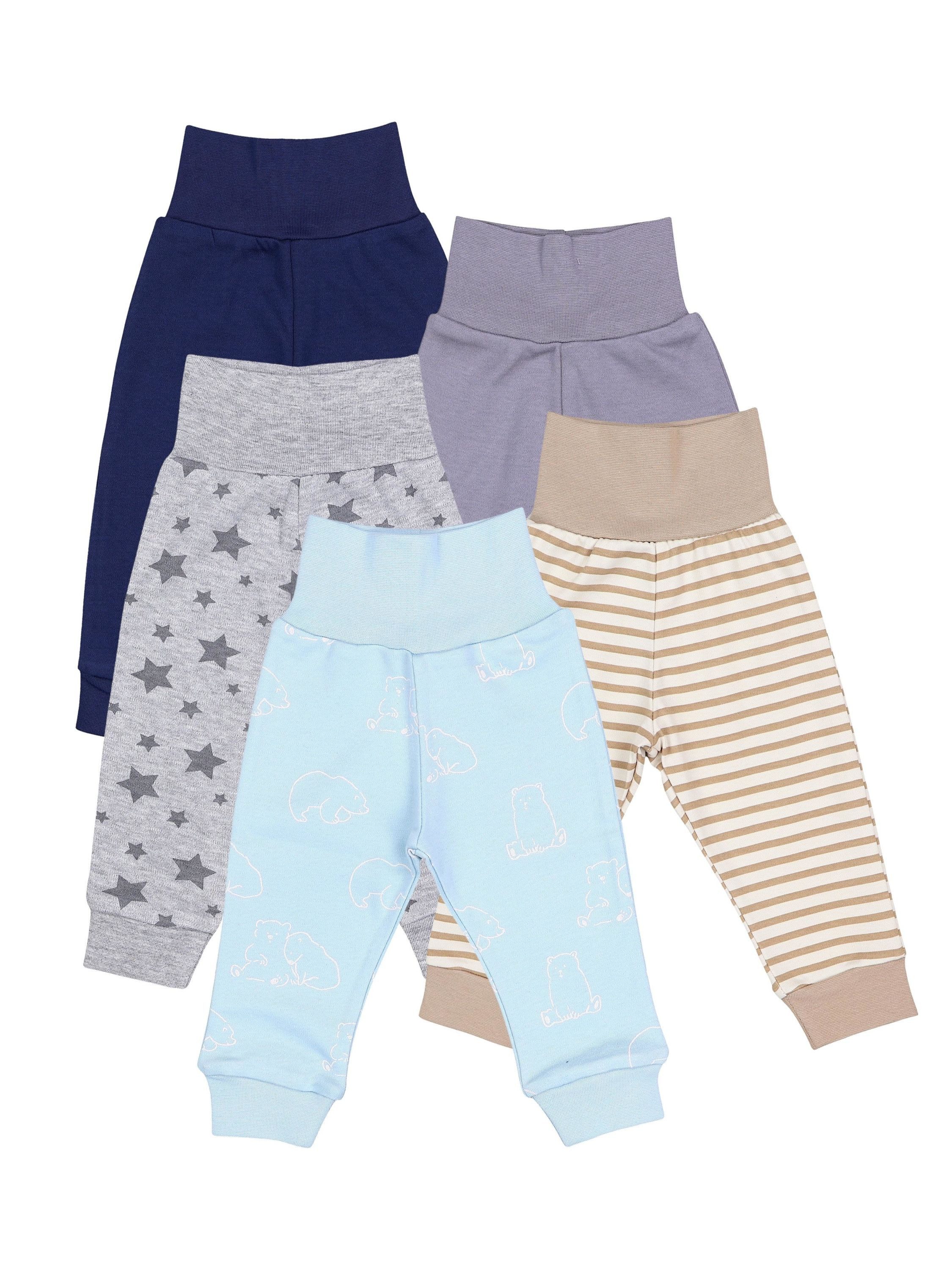 TupTam Pumphose Pumphose Baby 5er Pack Jungen – Bequeme Baby Hose aus Baumwolle