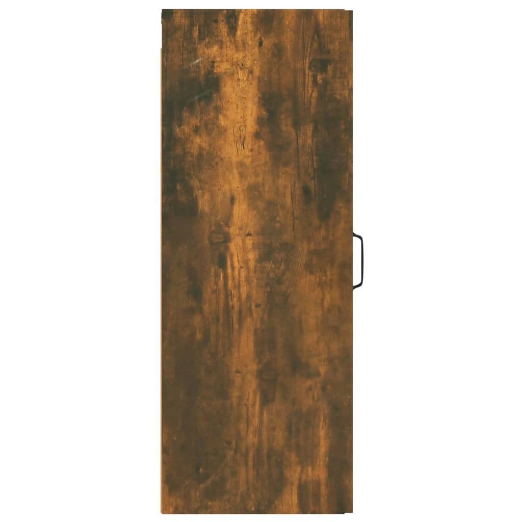 Regal Holzwerkstoff, 1-tlg. vidaXL Hängeschrank Räuchereiche cm 34,5x34x90