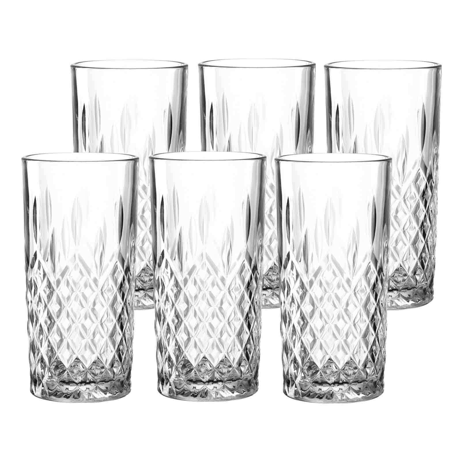 LEONARDO Cocktailglas Limited Edition Longdrinkbecher 340 ml 6er Set, Glas