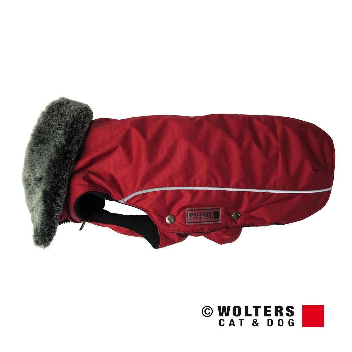 Wolters Hundemantel Winterjacke Amundsen rot