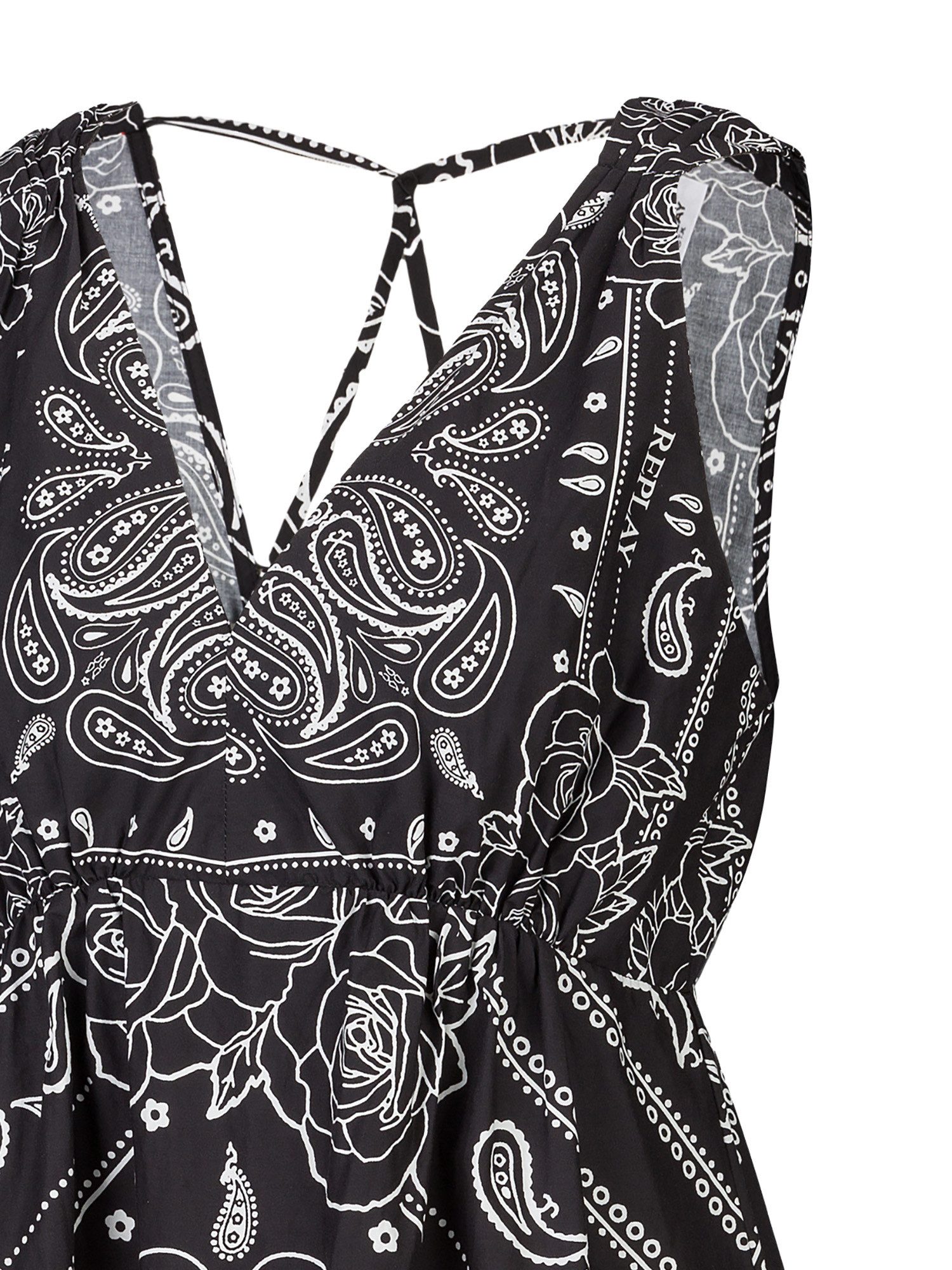 Replay Sommerkleid ALL OVER PRINTED COTTON POPLIN