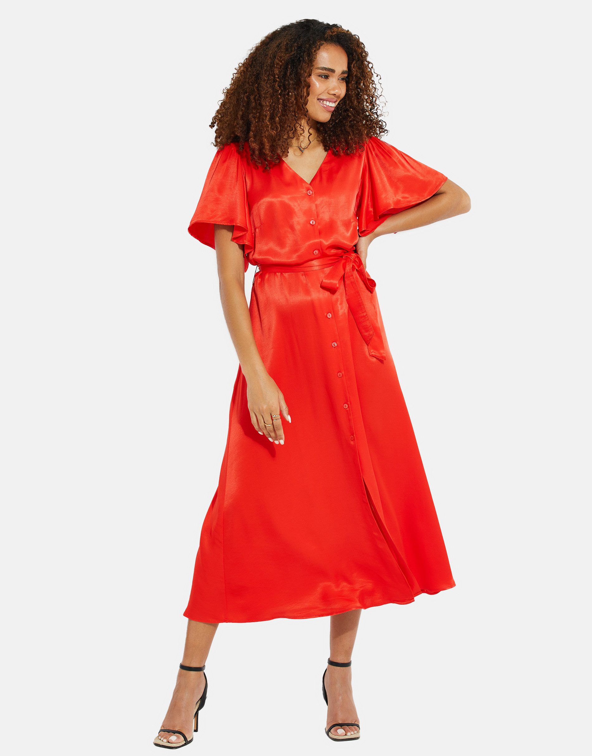 Threadbare Sommerkleid THB Salad Satin Midi günstig online kaufen