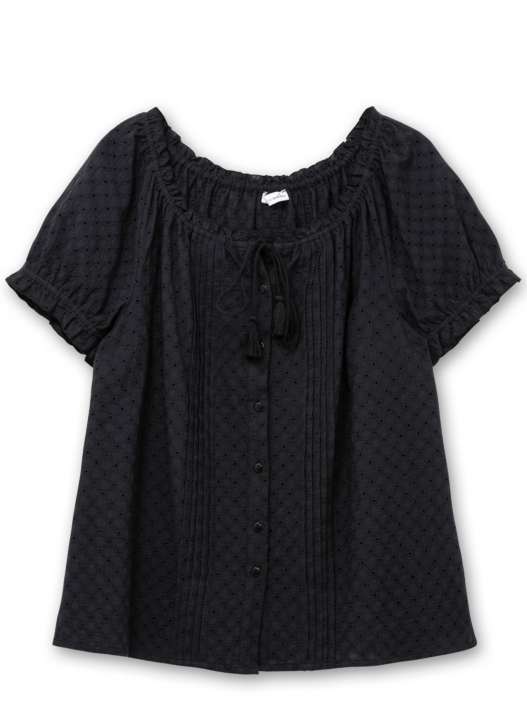 sheego by Joe Browns Klassische Bluse Kurzarmbluse Kurzarm – Bild 5 von 5