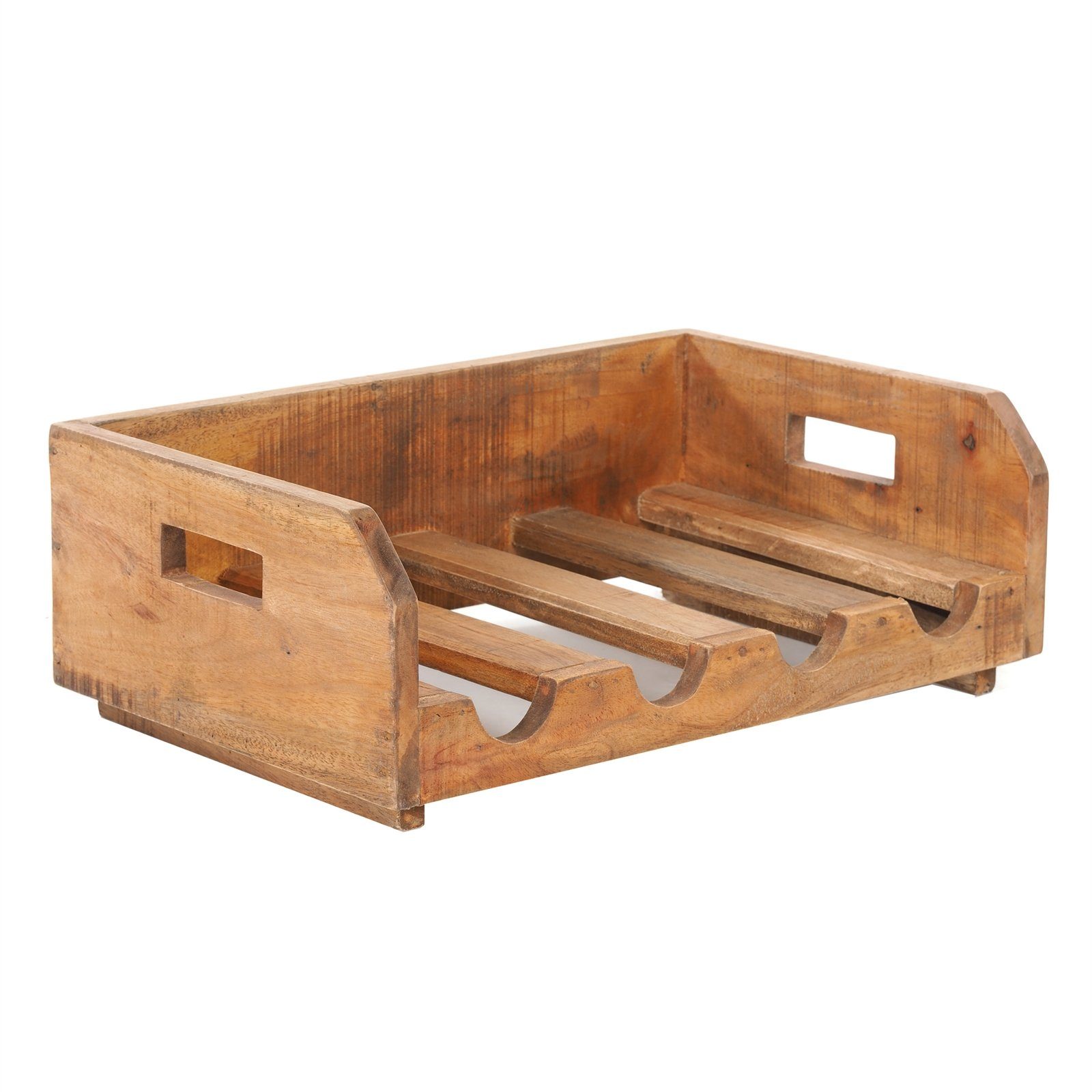 Weinregal FLASCHENREGAL "BUILDER", 46x30x15 cm, Altholz, Weinregal