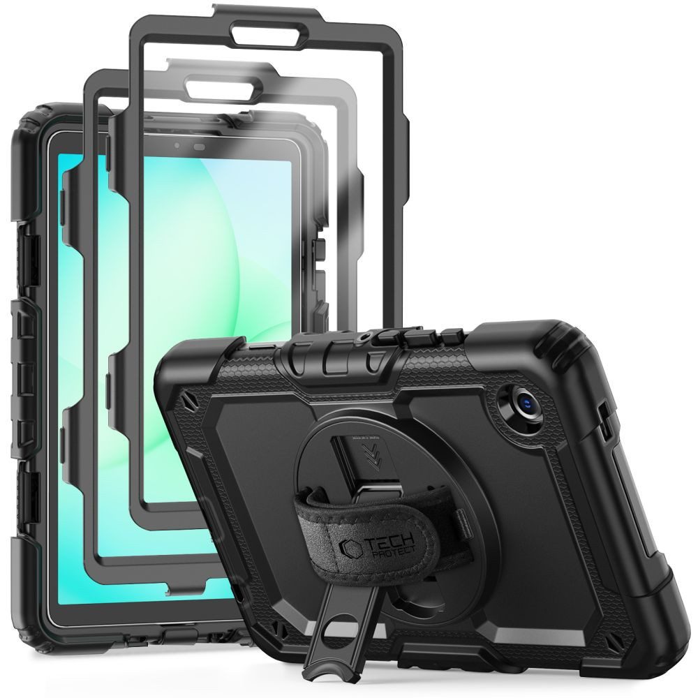 TECH PROTECT Tablet-Hülle Outdoorhülle Ständerhülle Handschlaufenhülle 8.7, Rundumschutz, Ständer, Handschlaufe, Stifthalter