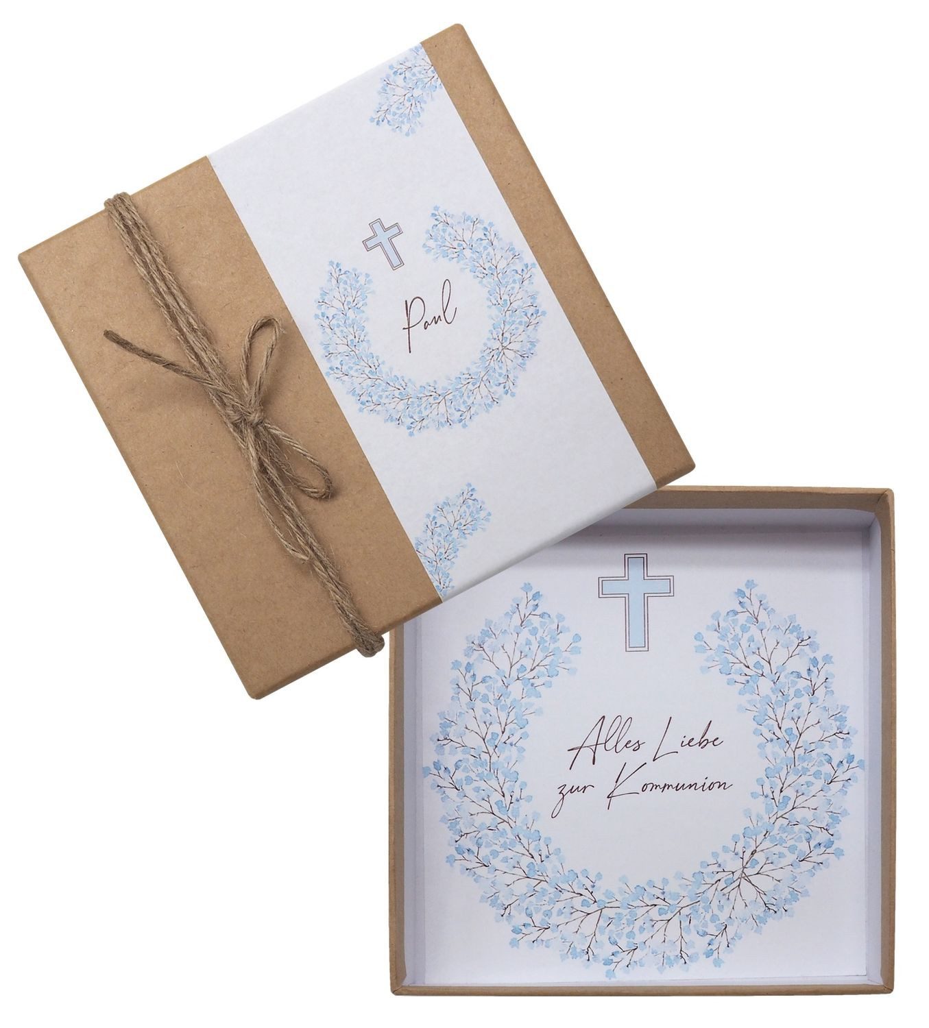 ZauberDeko Geschenkbox Geldgeschenk Personalisiertes Geschenk Kommunion Konfirmation Taufe