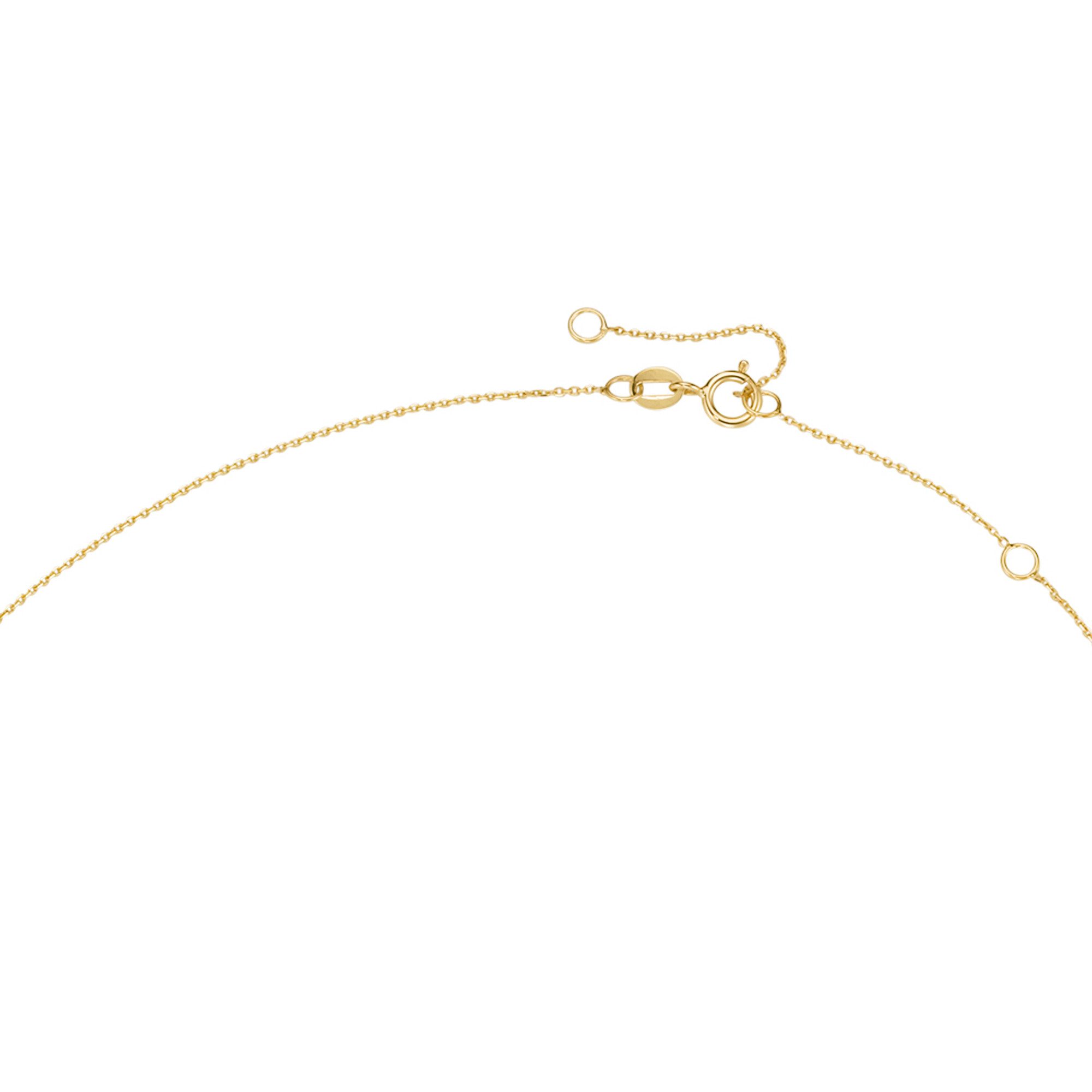 Luigi Merano Collier mit farbigen Zirkonia, Gold 585