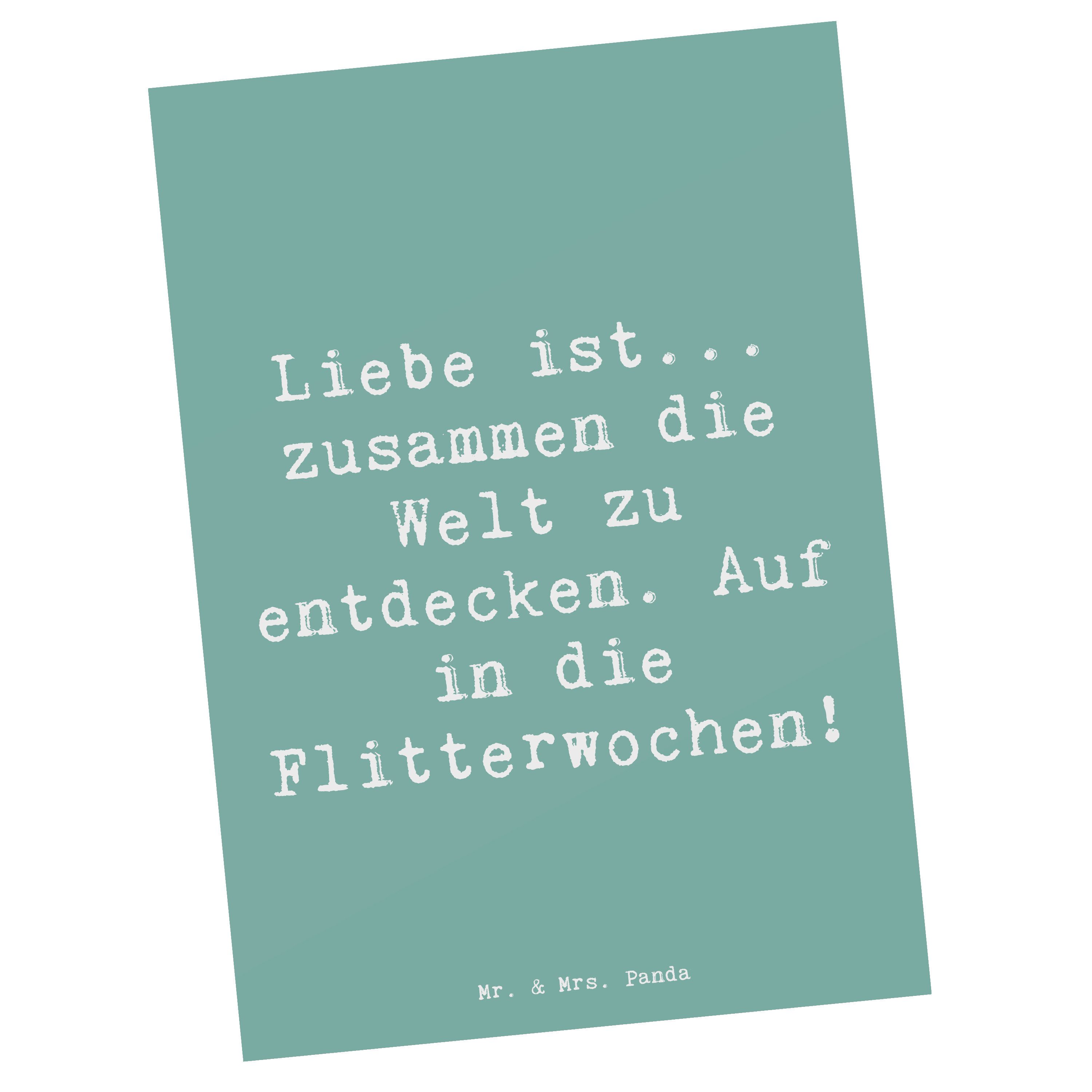 Postkarte Liebe Flitterwochen - Meeresbrise - Geschenk, Einladungskarten Geburt